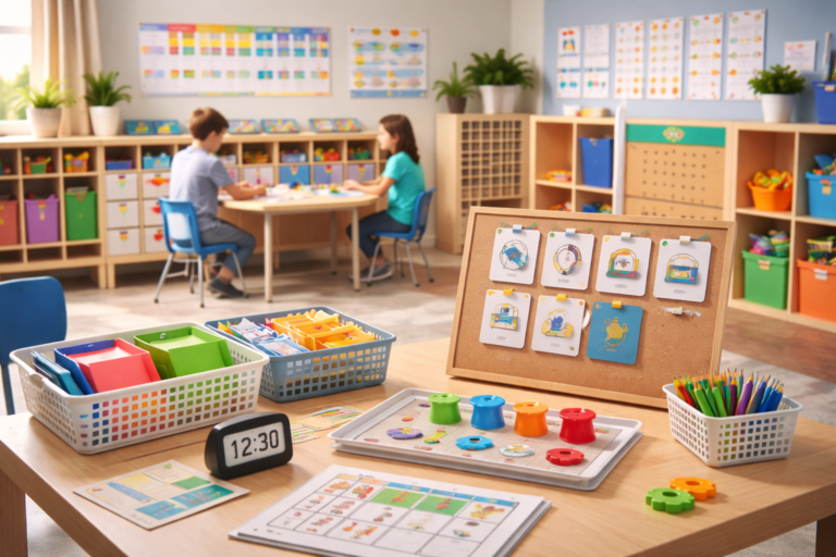 Ensino estruturado para indivíduos com comprometimento intelectual